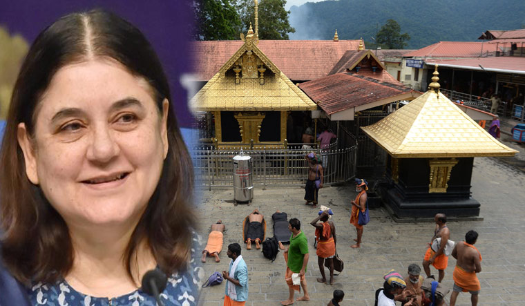 Maneka Gandhi had earlier welcomed the apex court judgment on Sabarimala