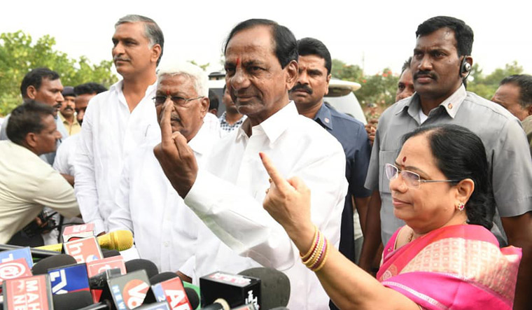 KCR after voting