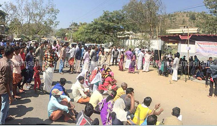 People protest against the lynching of Madhu, a tribal man, at Attappady near Palakkad in Kerala | Dhanesh Ashokan/Manorama