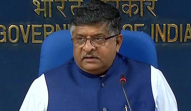 Union Minister of Law Ravi Shankar Prasad