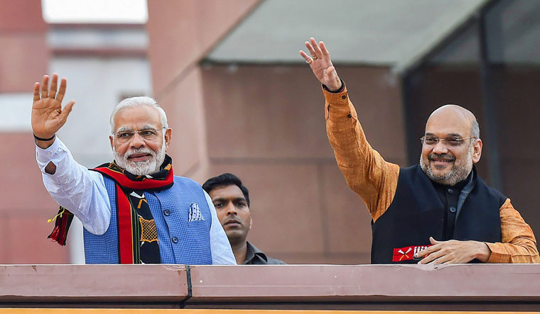 Prime Minister Narendra Modi and BJP President Amit Shah
