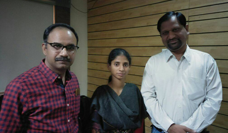 Geeta with counsellors