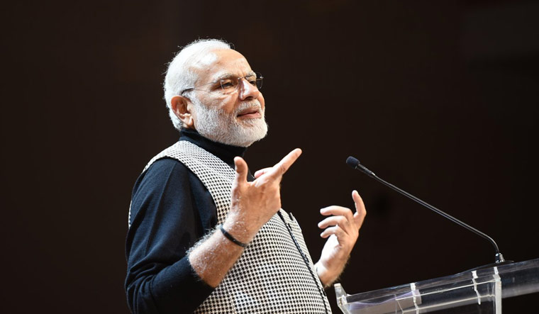 Prime Minister Narendra Modi addresses Indian community in Stockholm, Sweden | Twitter/PIB