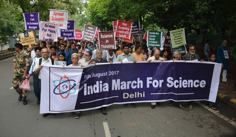 The 2017 March for Science in Delhi | Breakthrough Science Society