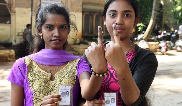 Karnataka 2018 voting Bhanu