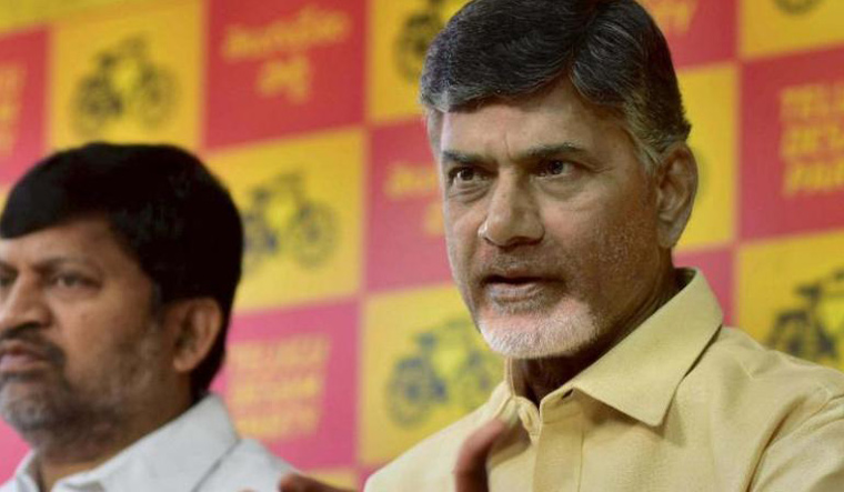 Chandrababu Naidu berated the BJP for not keeping promises made in the AP Reorganisation Act 2014