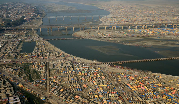 Allahabad aerial photo