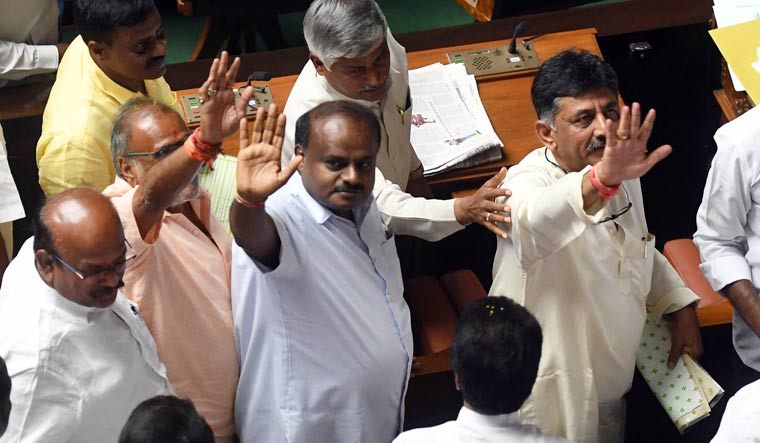 Kumaraswamy said the expansion of his Cabinet would take place once state Congress leaders get an approval from their high command | Bhanu Prakash Chandra