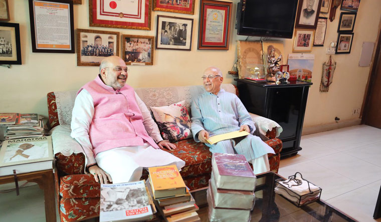 Amit Shah with Subash Kashyap