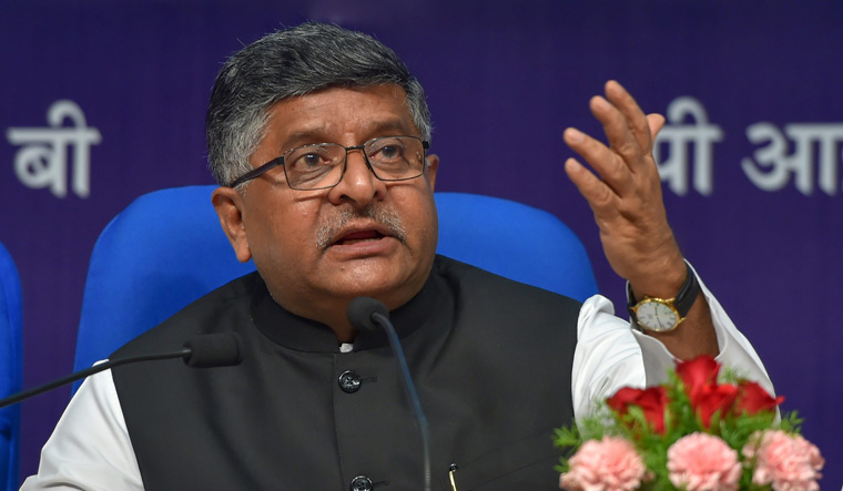Union Minister for Law and Justice Ravi Shankar Prasad speaks at a press conference in New Delhi | PTI