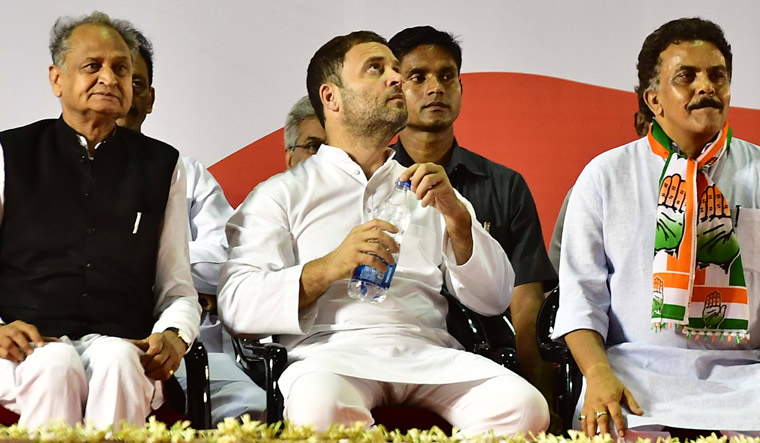 Rahul Gandhi with Sanjay Nirupam