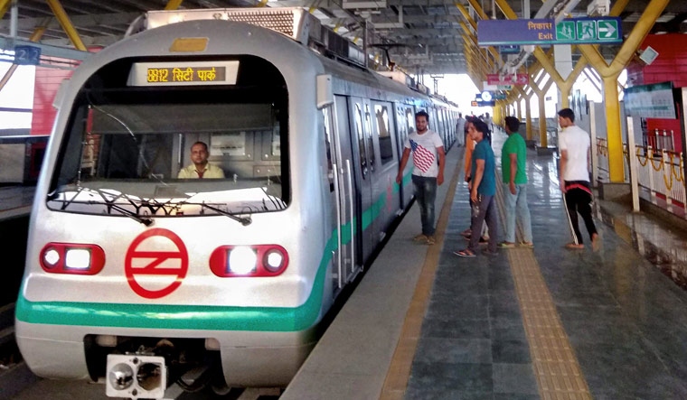 delhi metro pink line flagged off