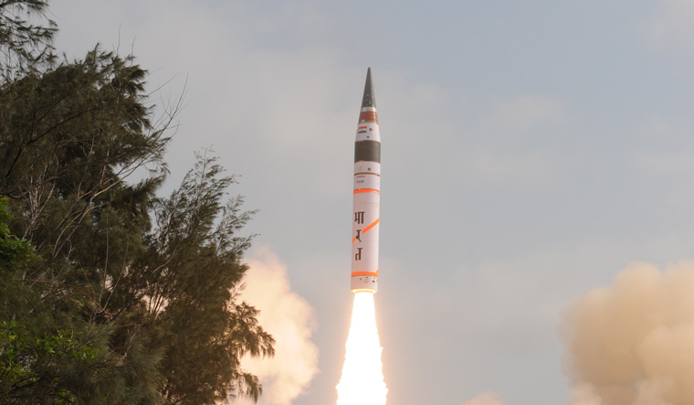 Mission Divyastra: PM Modi announces first flight test of Agni-5 missile -  The Week
