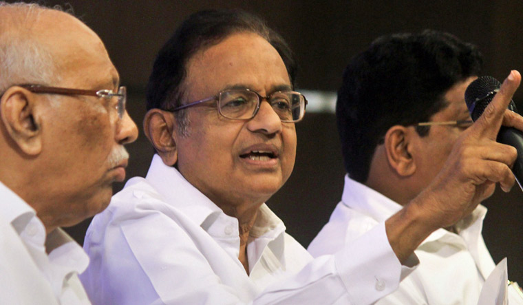 Image result for P . Chidambaram questioned PM Modi why present dispensation did not recall bad loans