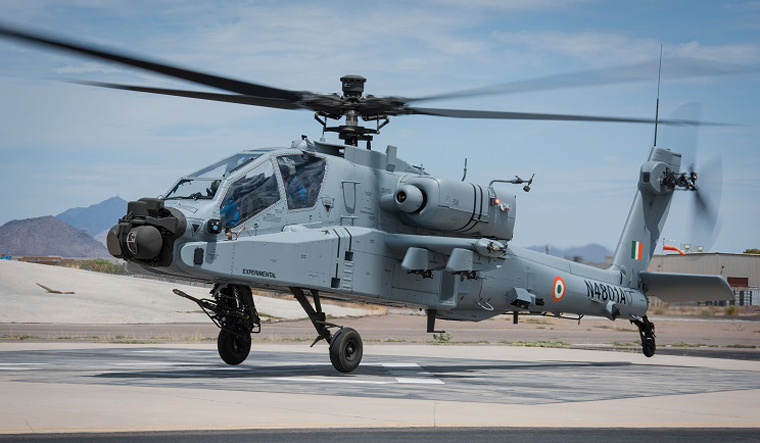 India Apache helicopter