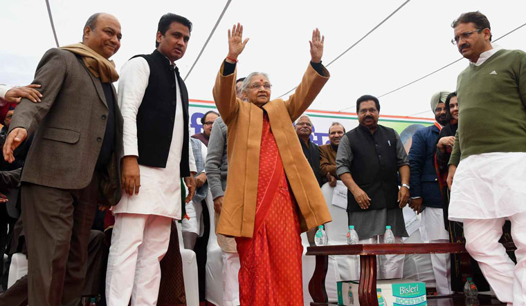 Former chief minister Sheila Dikshit takes charge as the Delhi Congress president at DPCC office | Sanjay Ahlawat