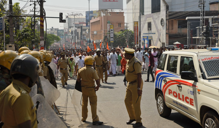 India Temple Protest