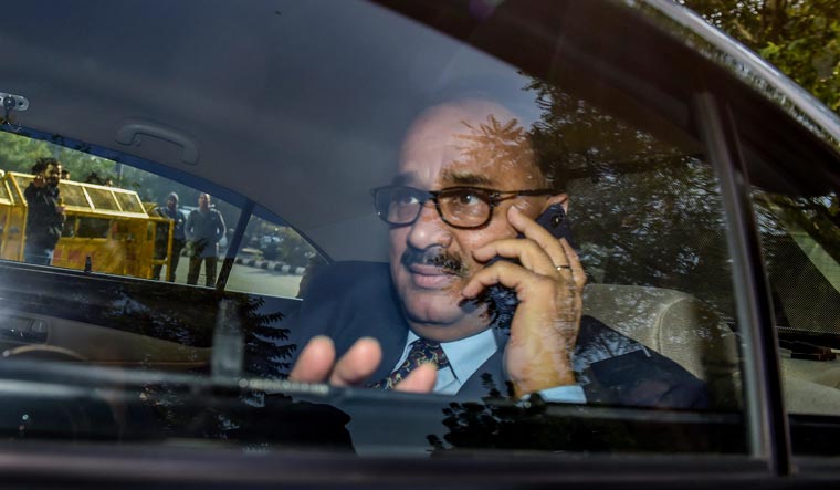 CBI chief Alok Verma arrives at CBI headquarters, a day after he was reinstated by the Supreme Court, in New Delhi | PTI