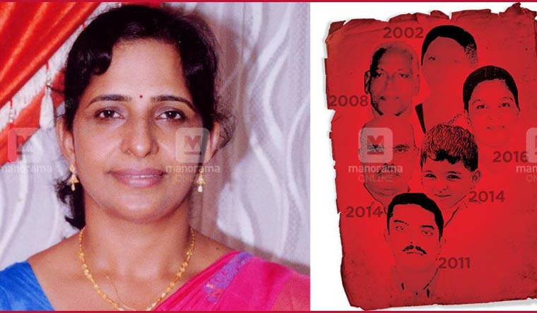 (L) Jolly Joseph; (R) Those who were found dead under mysterious circumstances | Manoramaoline