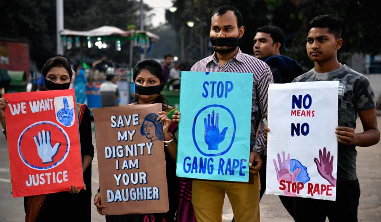 Hyderabad rape protest Salil Bera