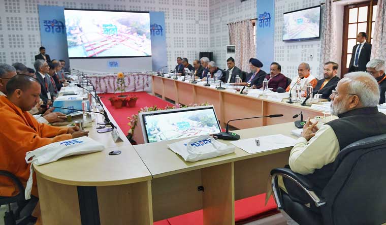 Prime Minister Narendra Modi attends the Ganga Council Meeting, in Kanpur | PTI