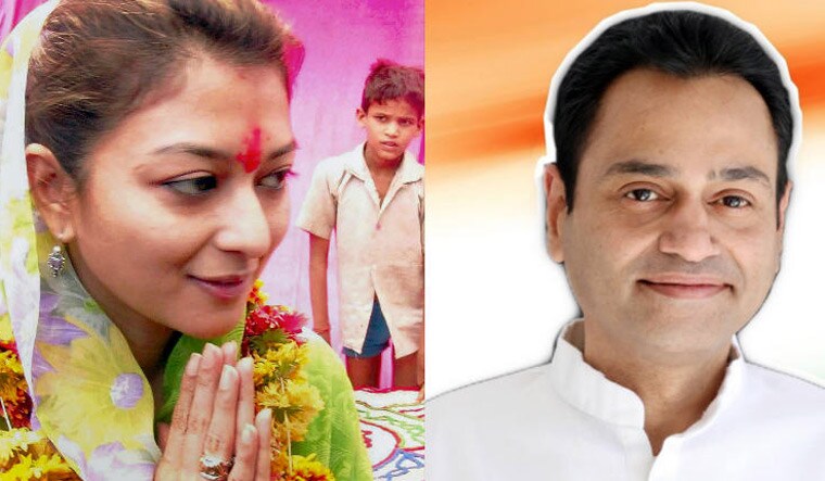 A collage of Priyadarshini Raje Scindia (left) and Nakul Nath | onmanorama