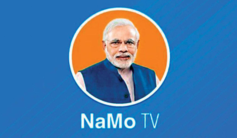 NaMo TV is a 24-hour channel launched recently to promote Modi and the ruling BJP