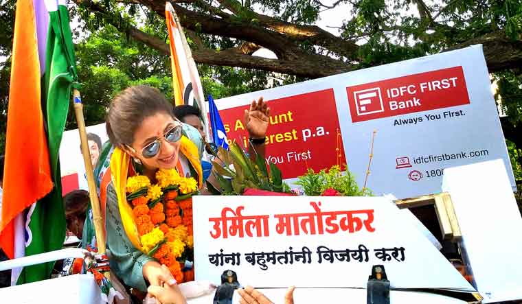 Urmila Matondkar campaigning in Mumbai North | Janak D Bhatt