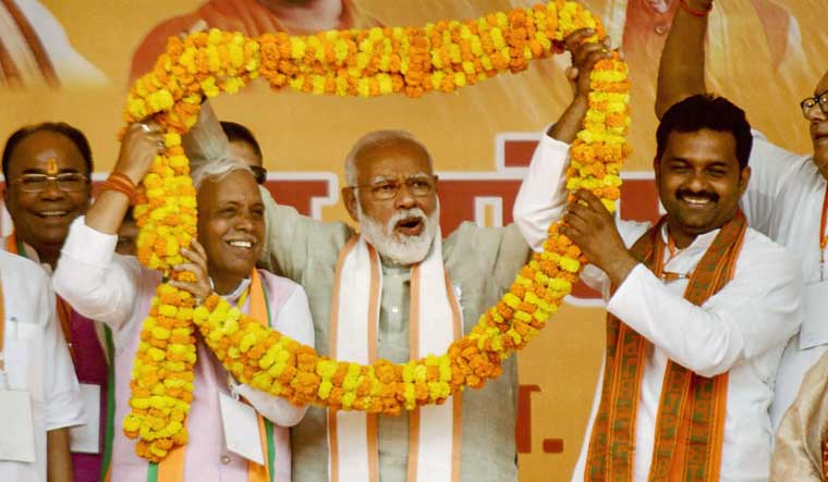 Congress hatched 'Hindu terror' conspiracy to defame religious heritage: Modi