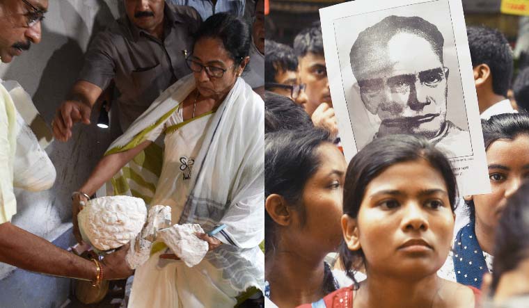 Vidyasagar bust protest Salil