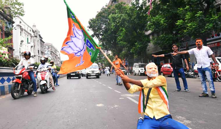 Modi supporter Kolkata Salil Bera