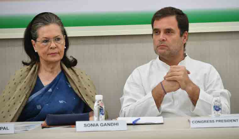 Congress president Sonia Gandhi and senior party leader Rahul Gandhi | Arvind Jain