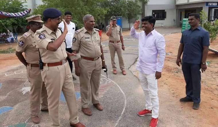 Photo of Andhra inspector-turned-MP saluting former boss goes viral