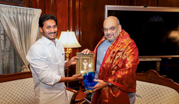 Andhra Pradesh Chief Minister Jagan Reddy meets Union Home Minister Amit Shah in New Delhi | PTI