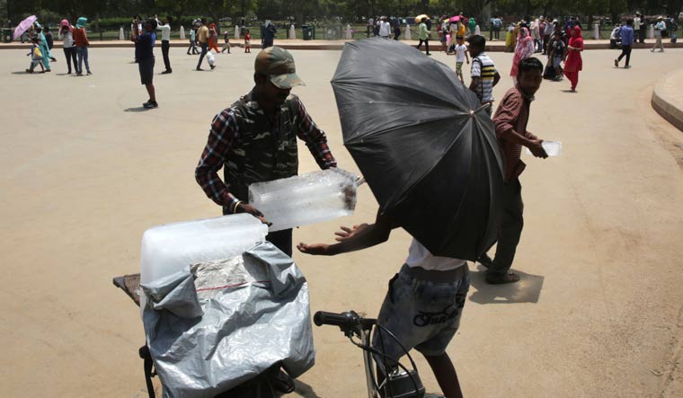 Ice being sold to street vendors in New Delhi | AP