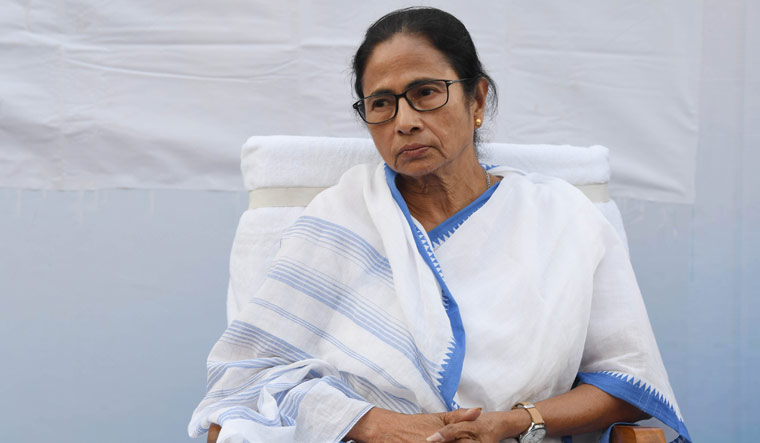[File] Mamata had as lost her cool twice in the past few weeks over people chanting 'Jai Sri Ram' at a few places in the state | Salil Bera
