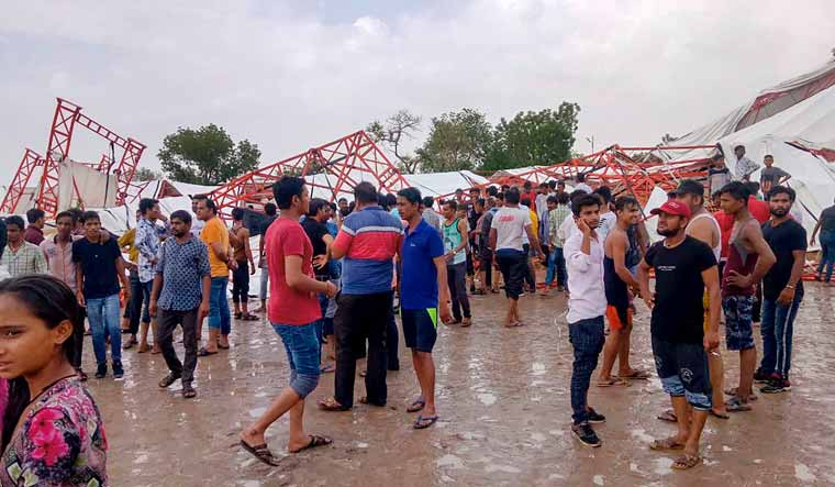 14 killed, about 50 injured as pandal collapses in Rajasthan's Barmer