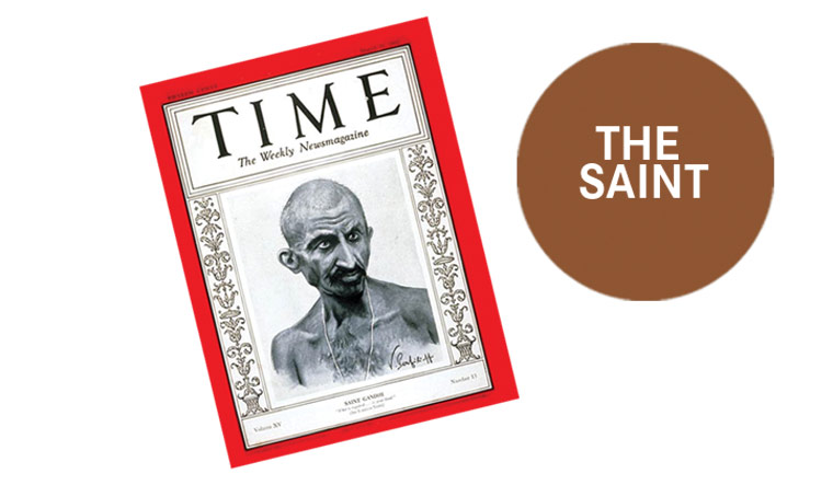 Gandhi-The-Saint-Illustration