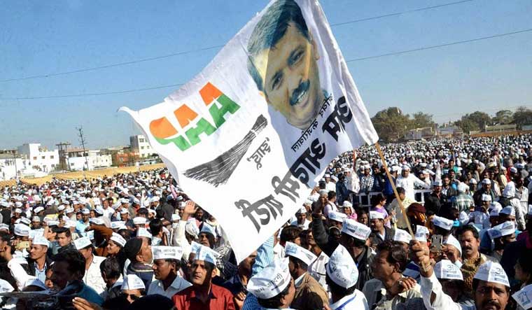 [File] AAP claimed that in the run up to the recent Lok Sabha elections, the BJP had poached two of its MLAs | PTI