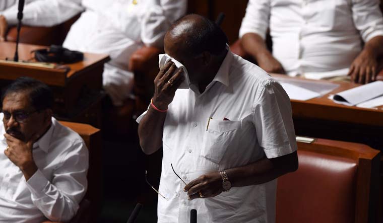 The H.D. Kumaraswamy-led coalition government lost the confidence motion in the assembly on Tuesday | Bhanu Prakash Chandra