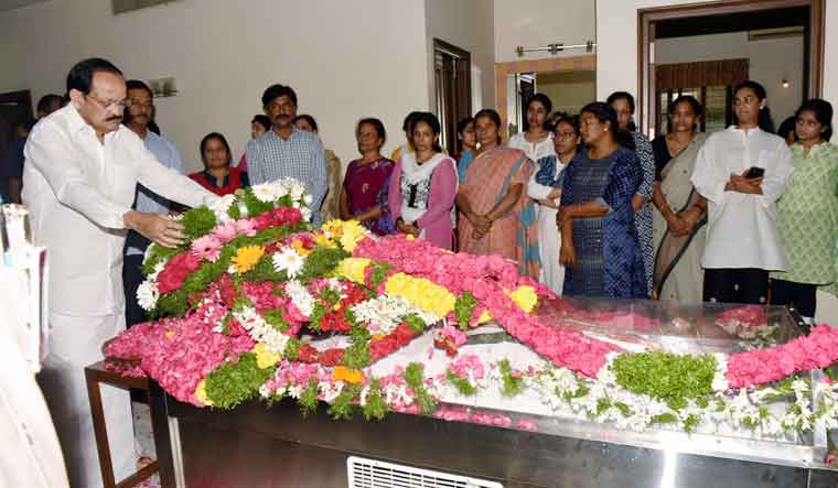 VP Naidu breaks down as Rajya Sabha mourns death of Jaipal Reddy