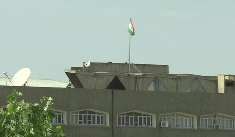 Jammu and Kashmir state flag removed from civil secretariat in Srinagar