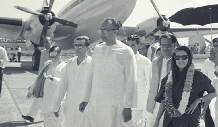 Biju Patnaik with Indira