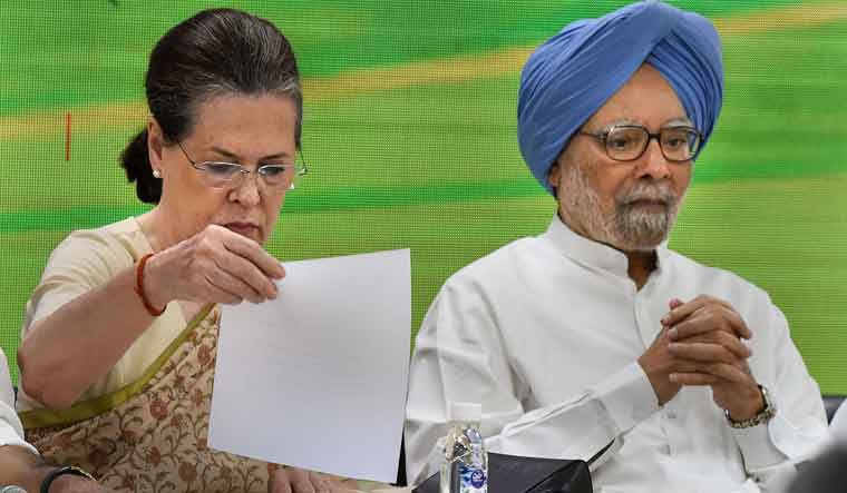 Congress president Sonia Gandhi and former PM Manmohan Singh | PTI