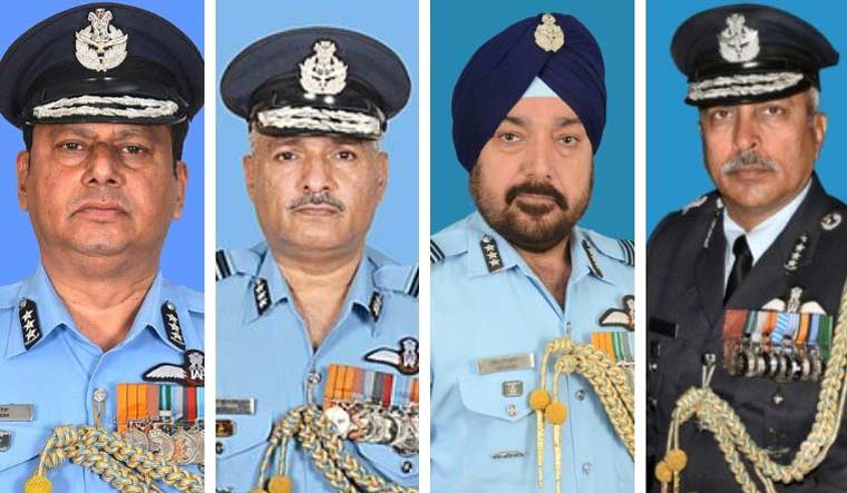 The four possible candidates for the role of the IAF Air Chief Marshal