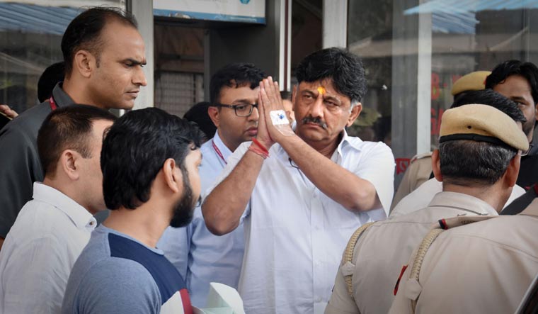 Shivakumar was produced before the court on Tuesday on expiry of his custodial interrogation | PTI