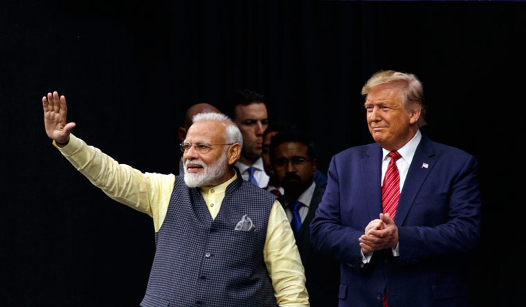 Prime Minister Narendra Modi and US President Doland Trump during the 'Howdy Modi' event in Houston | AP