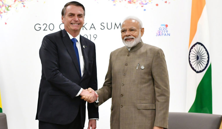 Bolsonaro with Modi