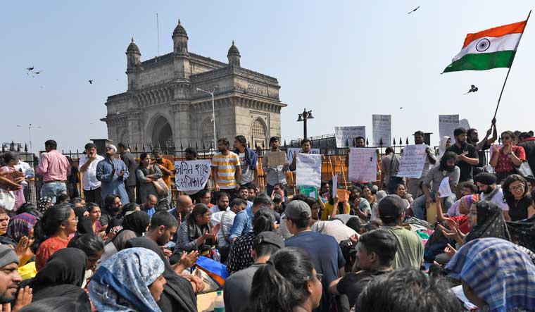 Gateway of India protest