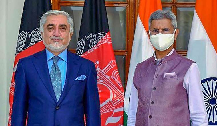 External Affairs Minister S. Jaishankar meets Abdullah Abdullah, Chairman of the High Council for National Reconciliation in Afghanistan | PTI